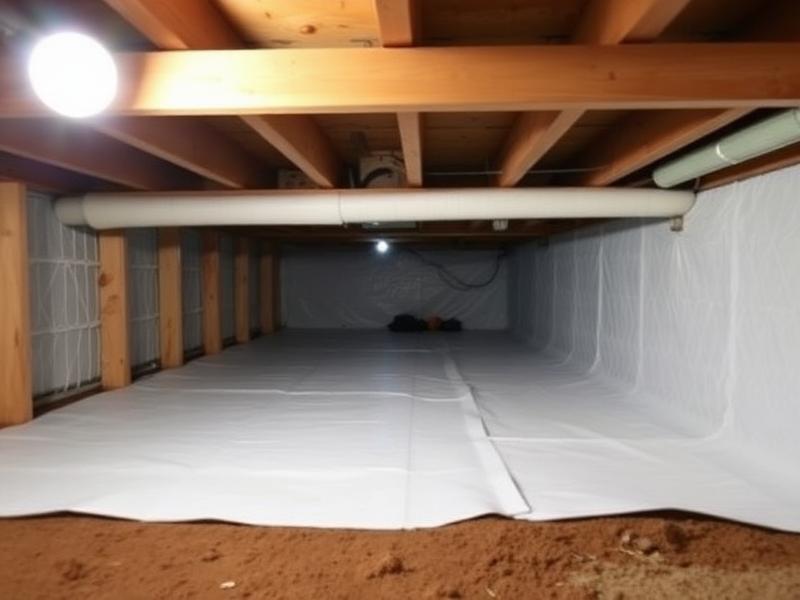 Crawlspace under an East Bay home during a rodent entry point inspection
